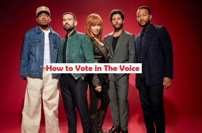 The Voice 2024 Season 25 Vote Online Website Voting App How to Do Voting