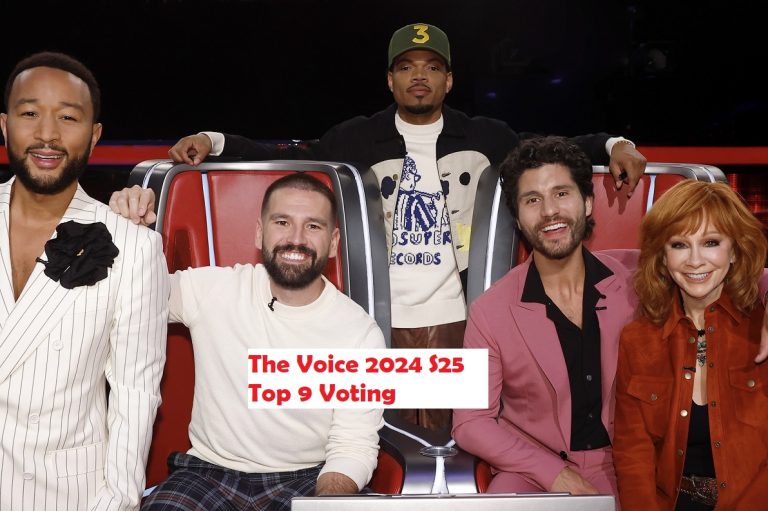 The Voice 2024 S25 Top 9 Voting Episode 13 May 2024 App Website Online