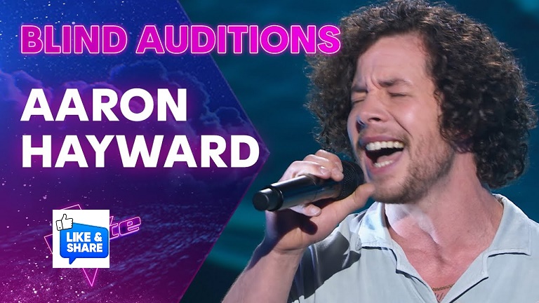 Aaron Hayward the Voice Australia 2024 Blind Audition