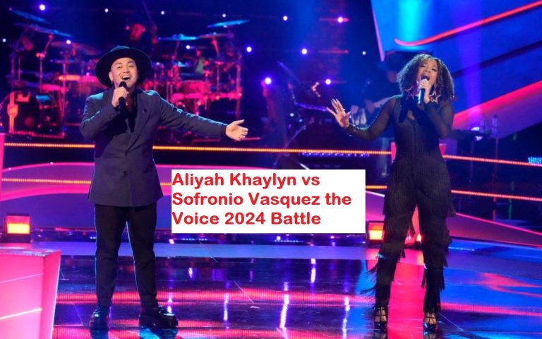 Aliyah Khaylyn vs Sofronio Vasquez the Voice 2024 S26 Battle Results 29 Oct 2024