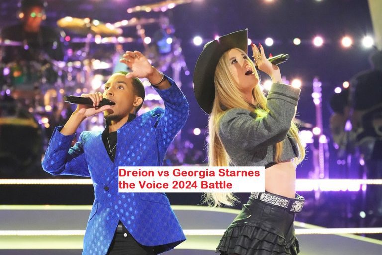 Dreion vs Georgia Starnes the Voice 2024 S26 Battle Results 29 Oct 2024