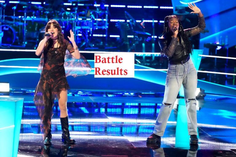 Eliza vs Mikaela the Voice 2024 S26 Battle Results