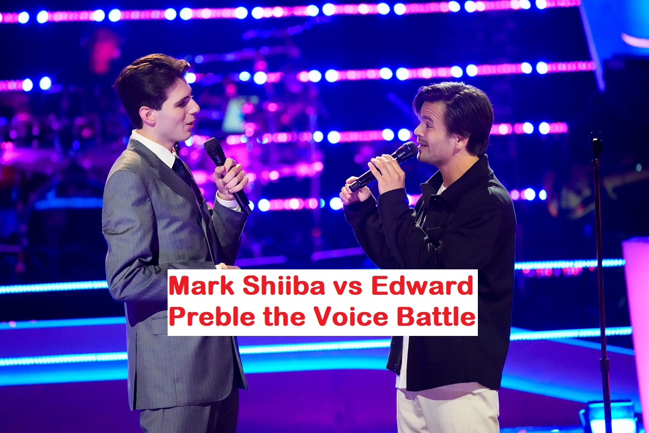 Mark Shiiba vs Edward Preble the Voice 2024 S26 Battle Results 22 Oct 2024