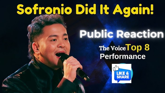 Sofronio Vasquez the Voice 2024 Top 8 Semifinal Performance Highlights