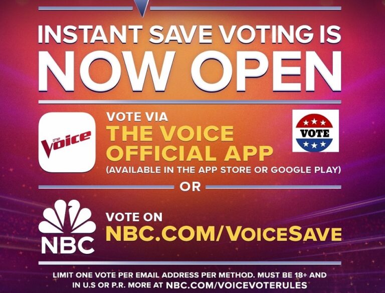 The Voice 2024 S26 Top 8 Instant Save Voting 3 Dec 2024